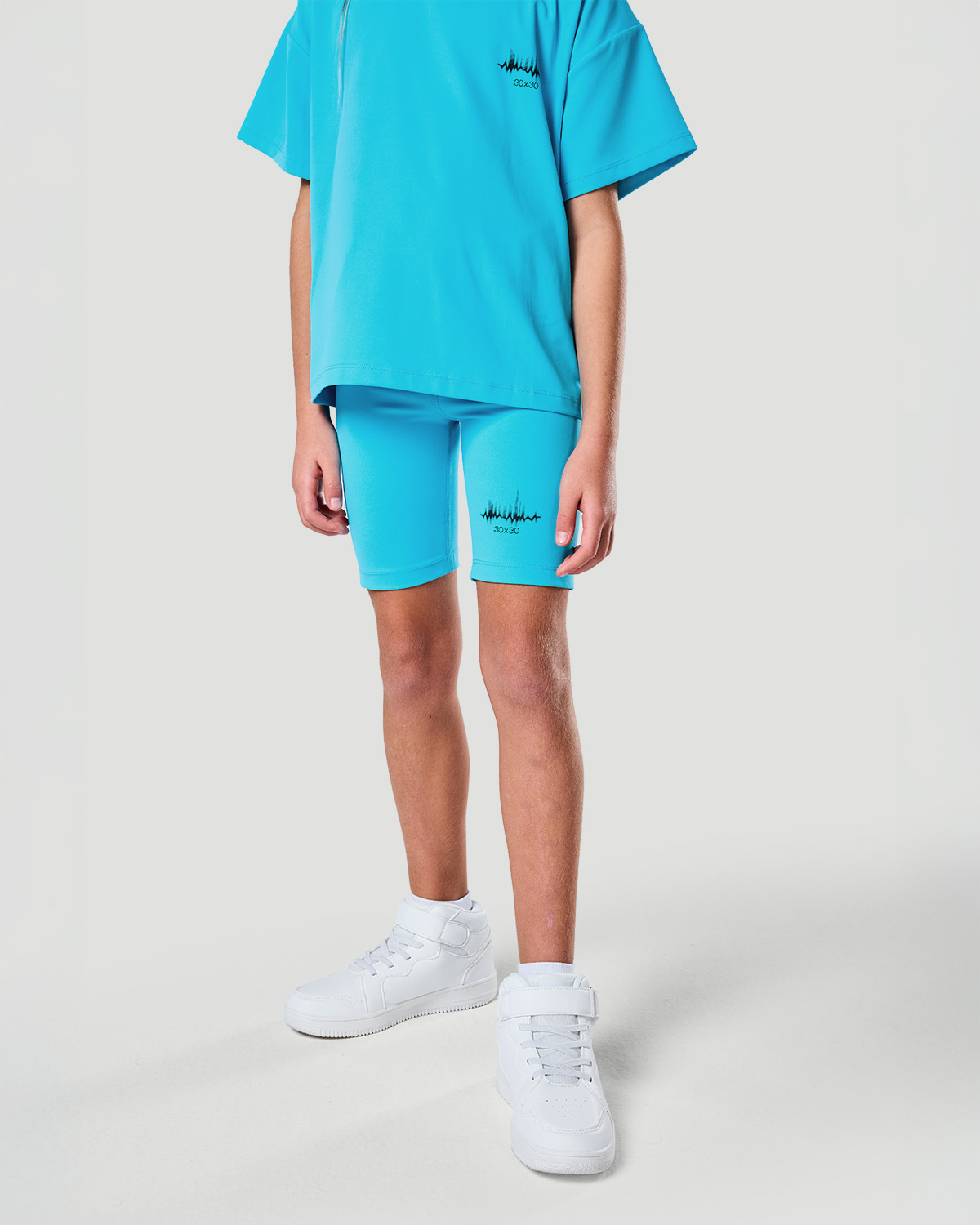 Girls Cycling short - Blue Atoll image number 3