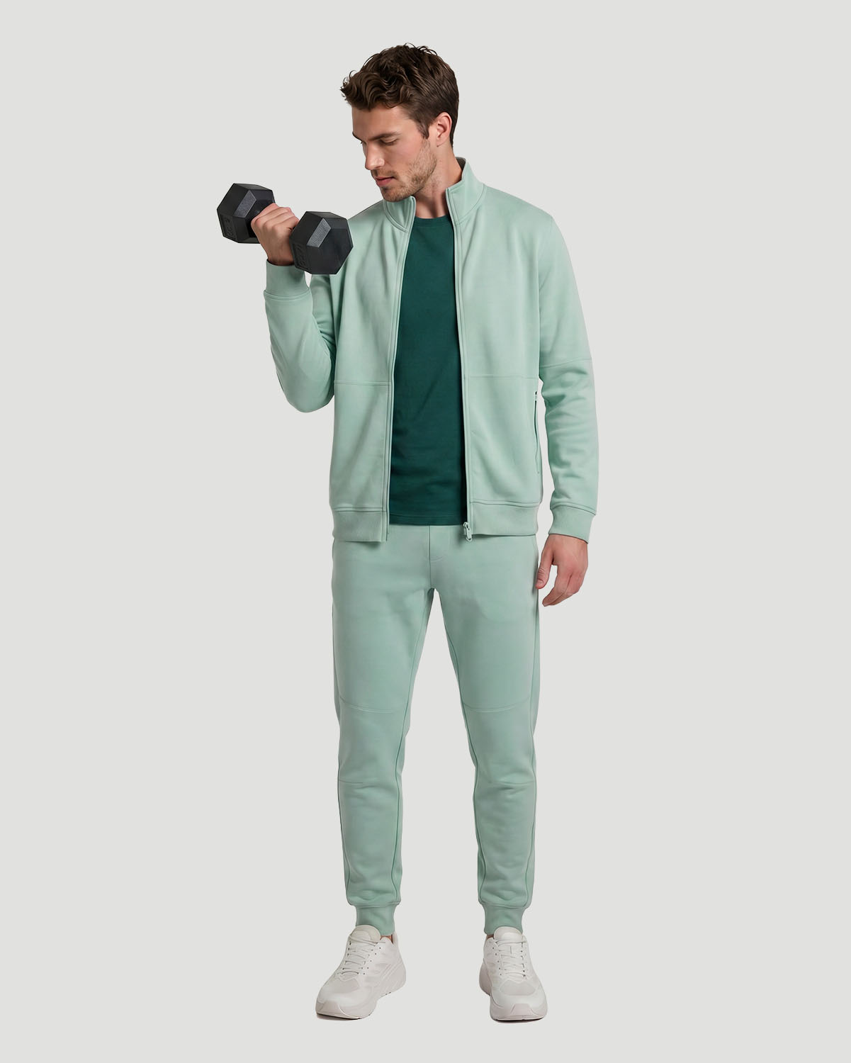 Men's Track Jacket - Iceberg Green image number 5