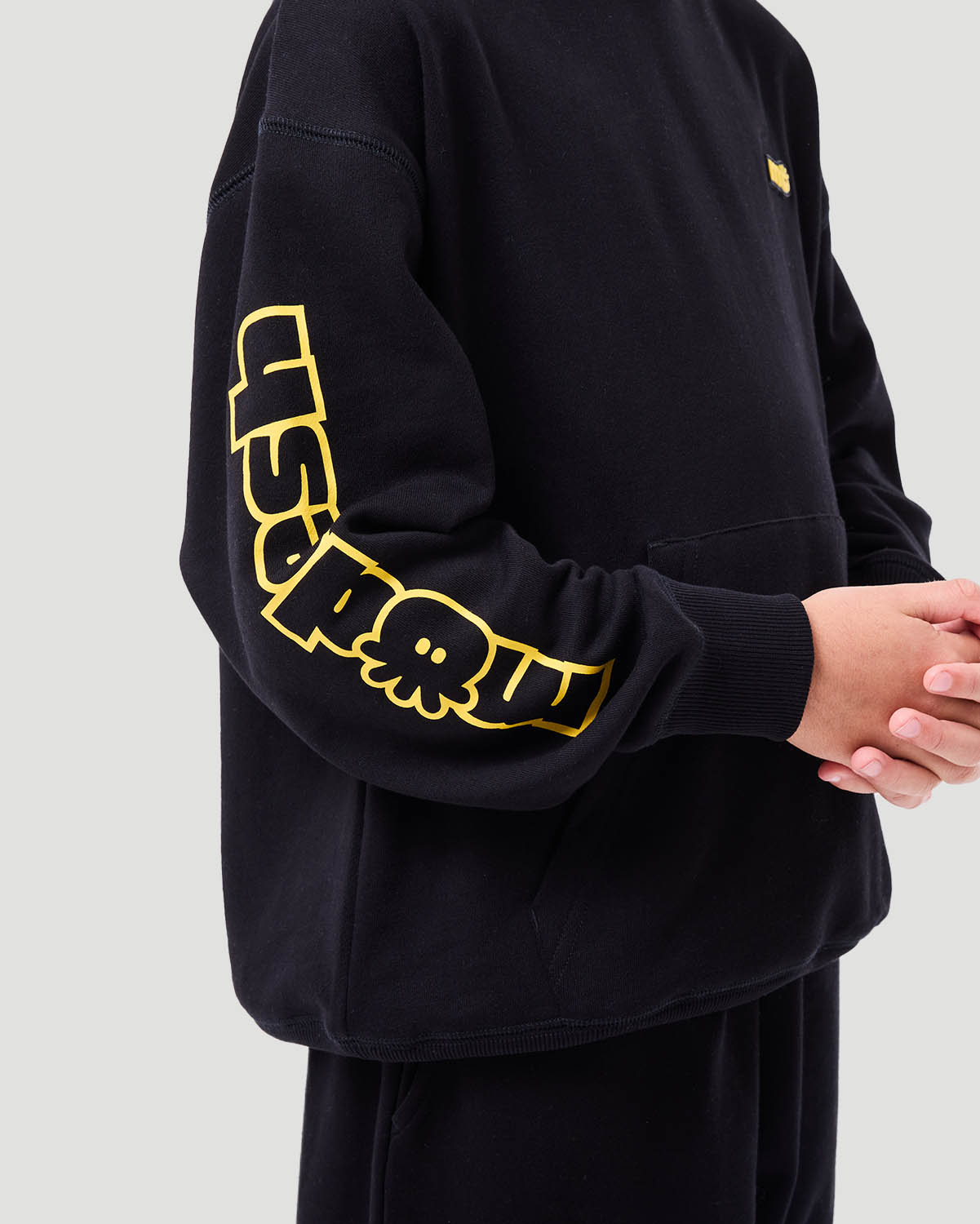 Boy's Hoodie - Jet Black image number 4