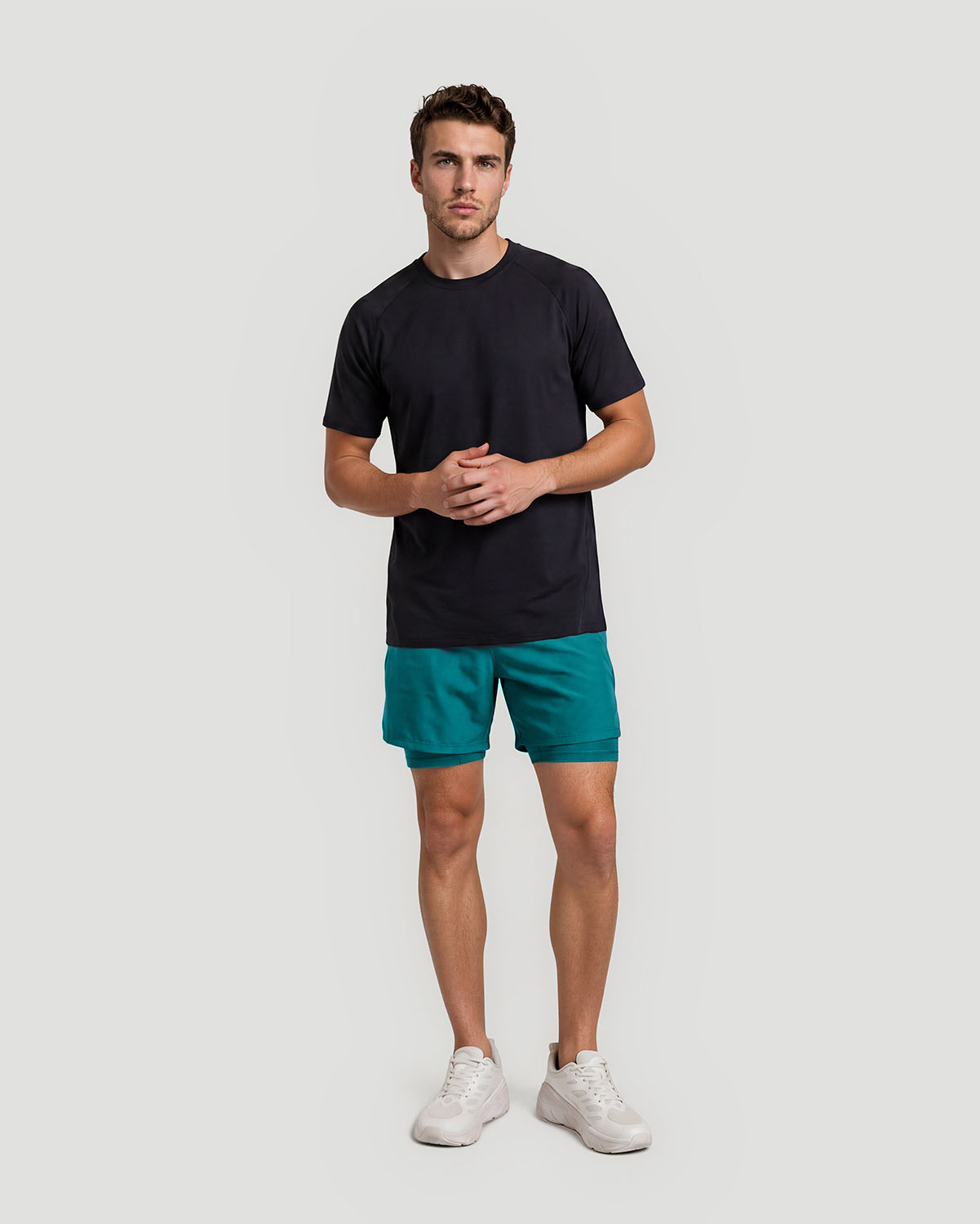 Men's Stretch T-Shirt - Jet Black image number 3