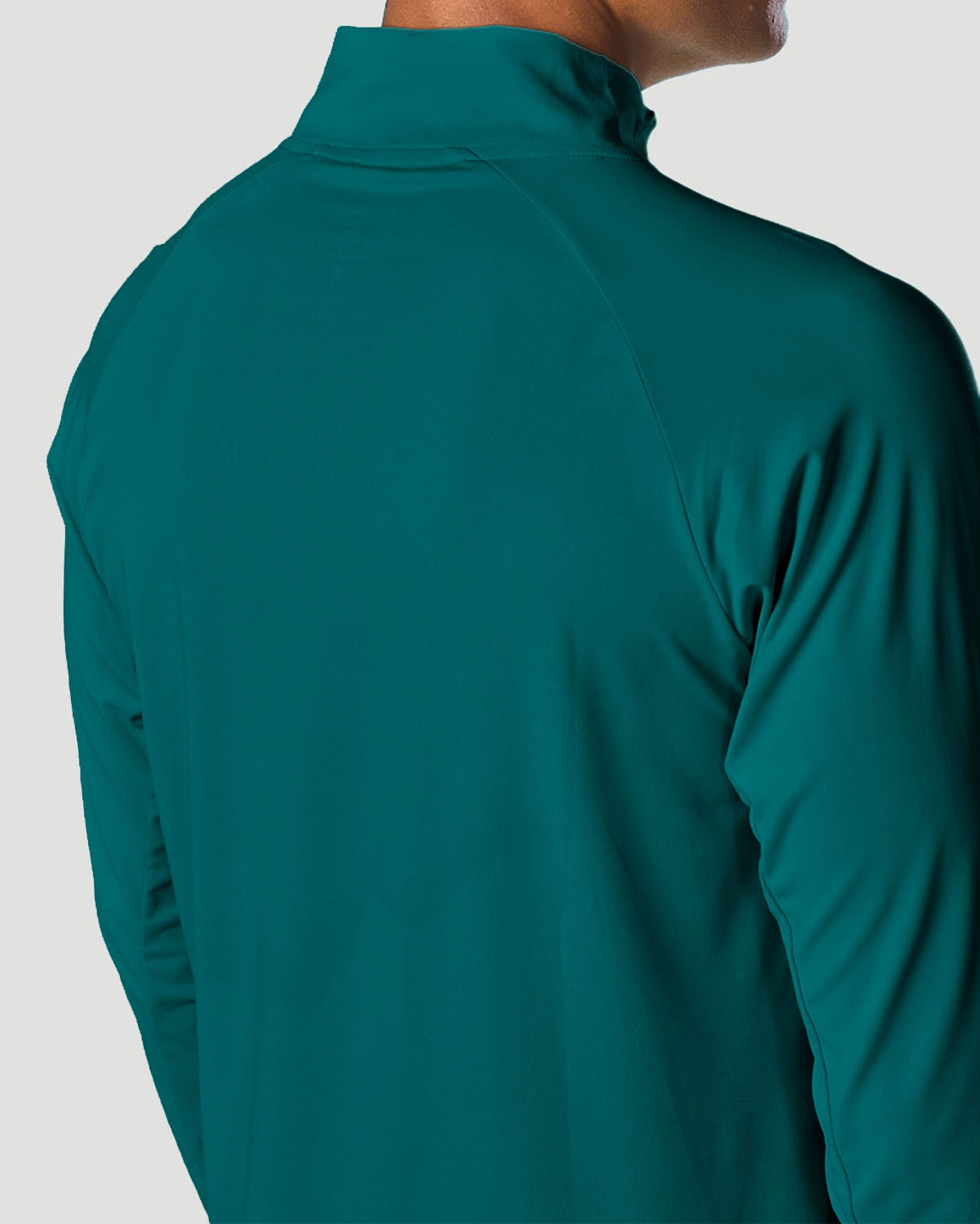 Men's Half-Zip Long Sleeve T-Shirt - Shaded Spruce image number 5