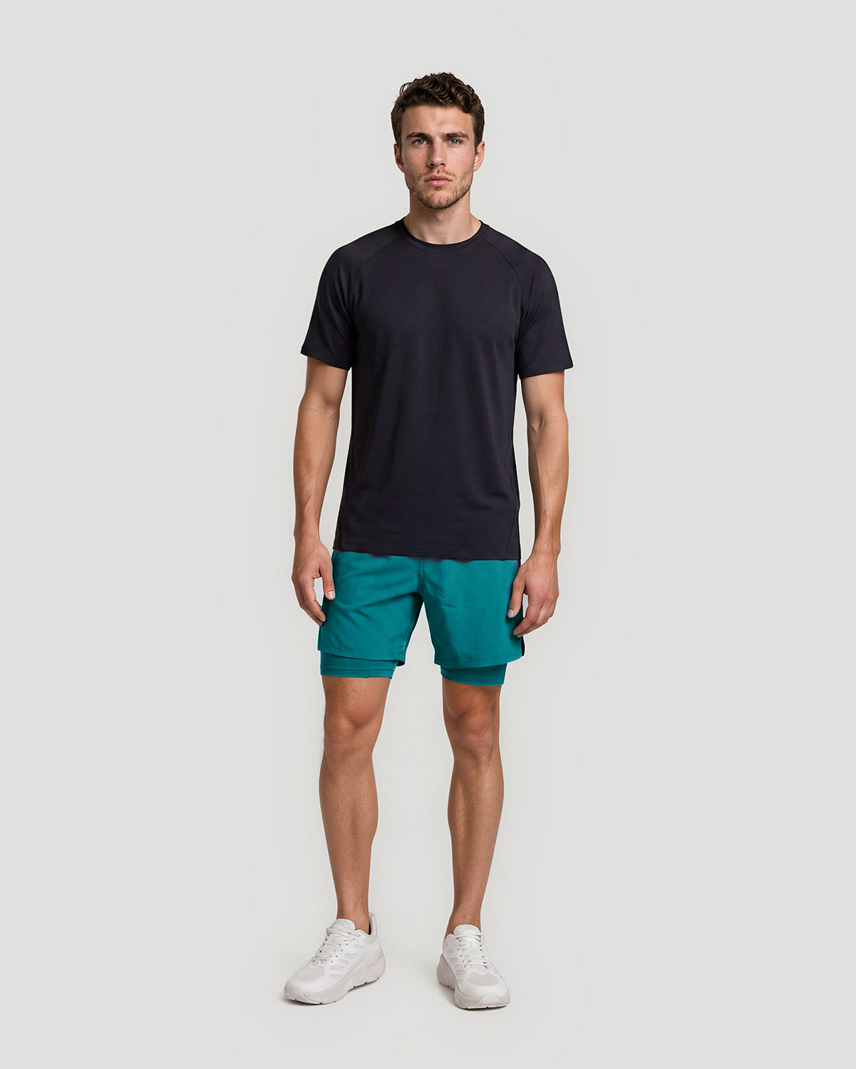 Men's Stretch T-Shirt - Jet Black image number 2