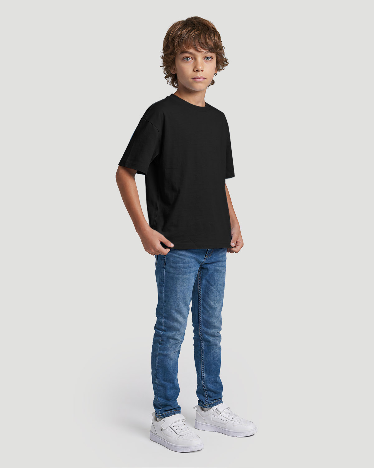 Boys Crew neck T-shirt - Jet Black image number 2
