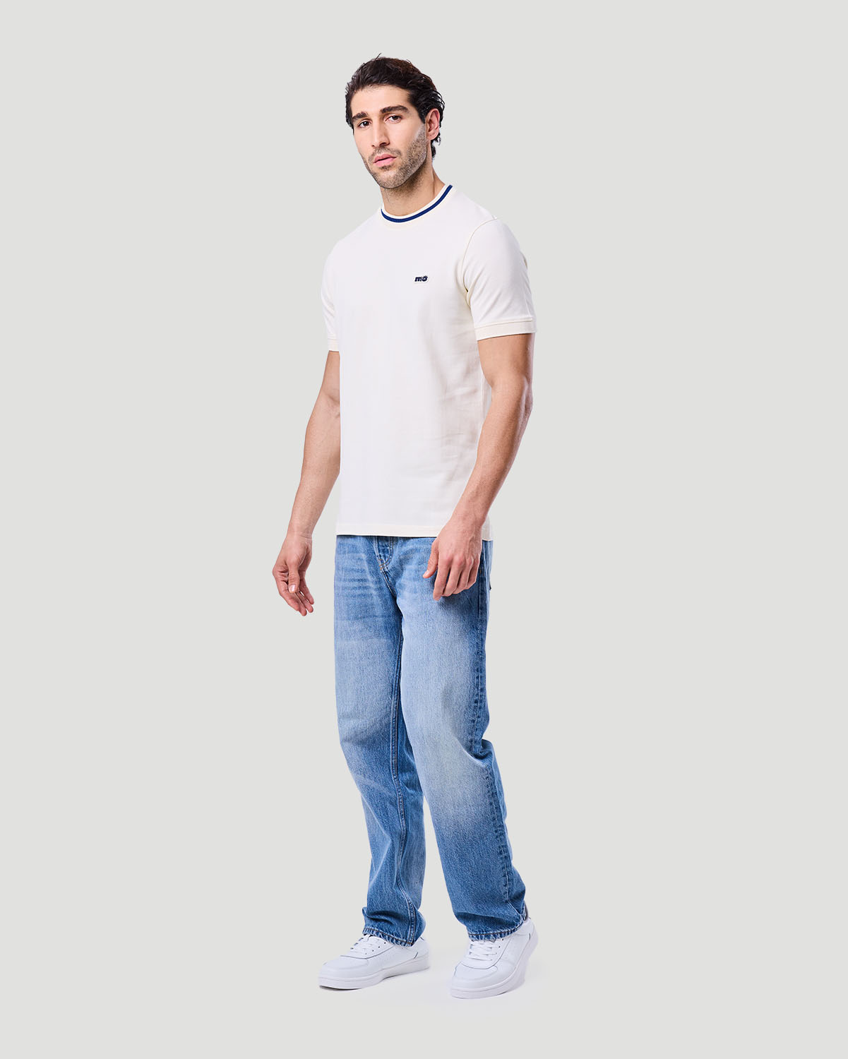 Men's Ringer T-shirt - Off White image number 0