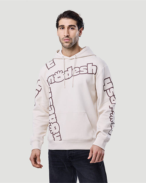 Men's Printed Hoodie - Short Bread