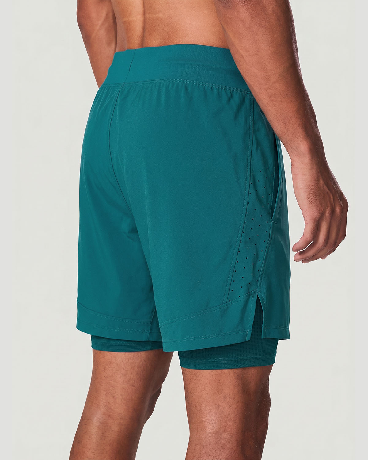 Men's Training Shorts - Shaded Spruce image number 3