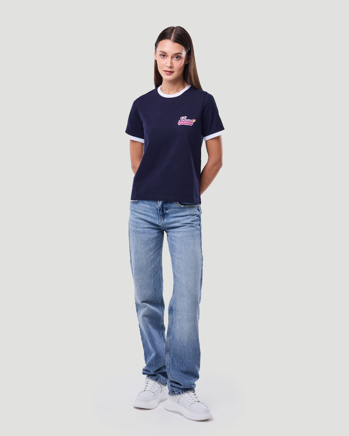 Women’s Ringer T-shirt - Bellwether Blue image number 1