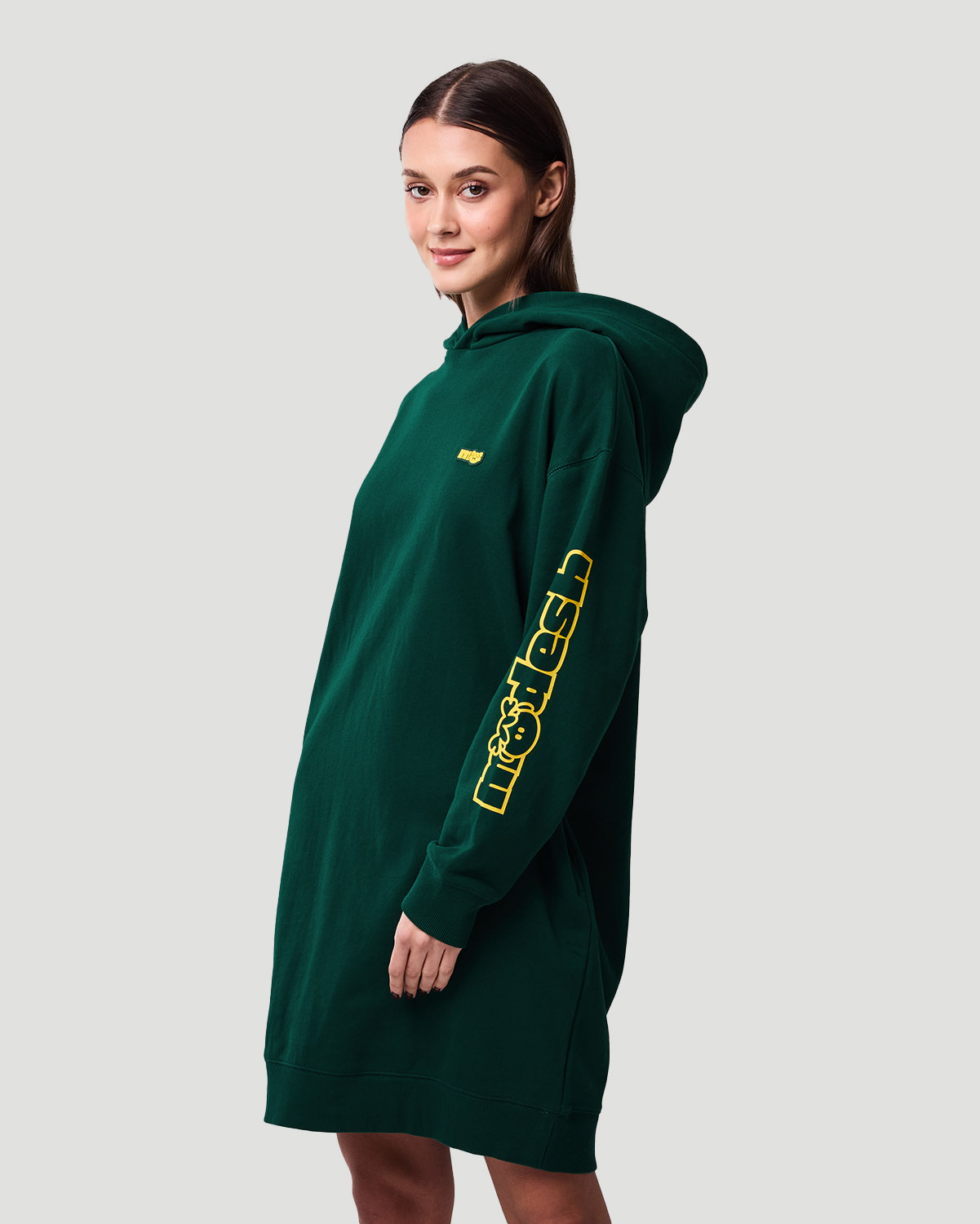 Women’s Hoodie Dress - Evergreen image number 3