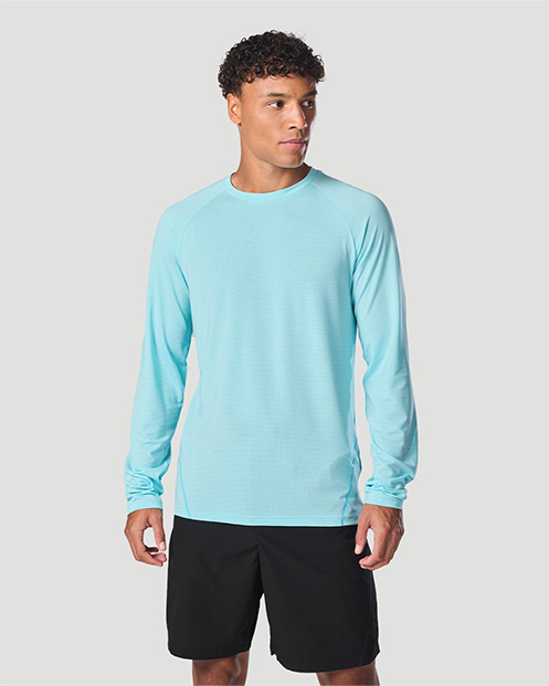 Men's Crew Neck Long Sleeve T-Shirt - Atomizer