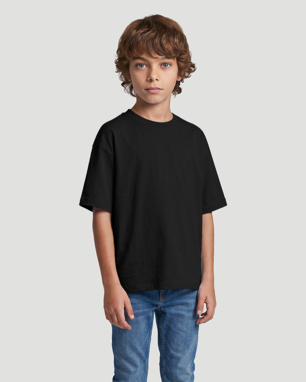 Boys Crew neck T-shirt - Jet Black image number 1