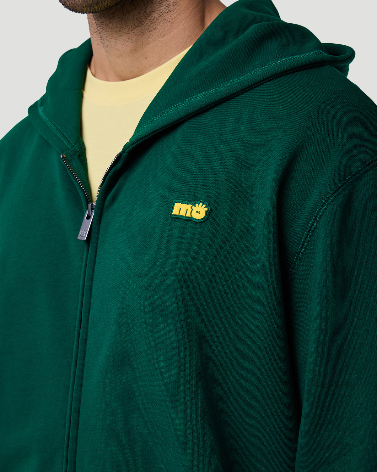 Men's Zip Hoodie - Evergreen image number 4