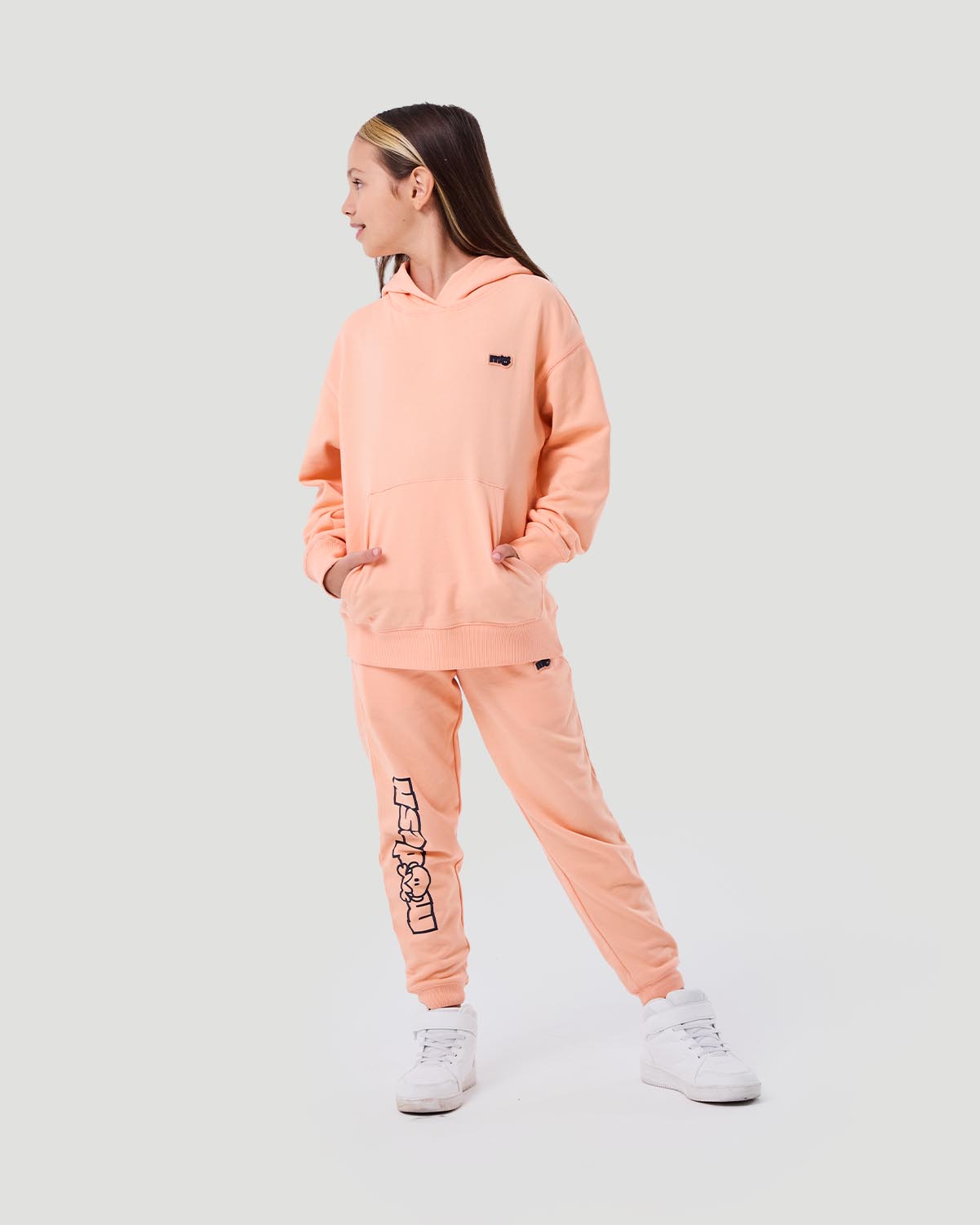 Girl's Hoodie - Papaya Punch image number 1