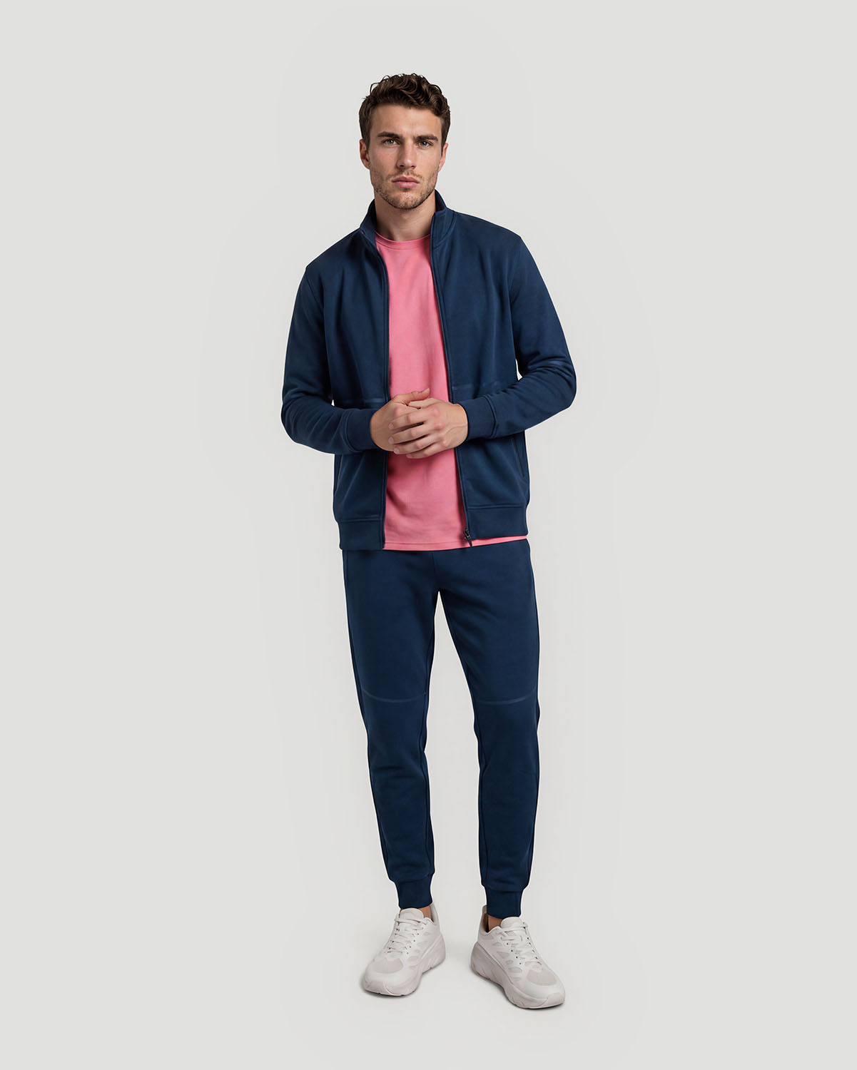 Men's Track Jacket - Navy image number 2
