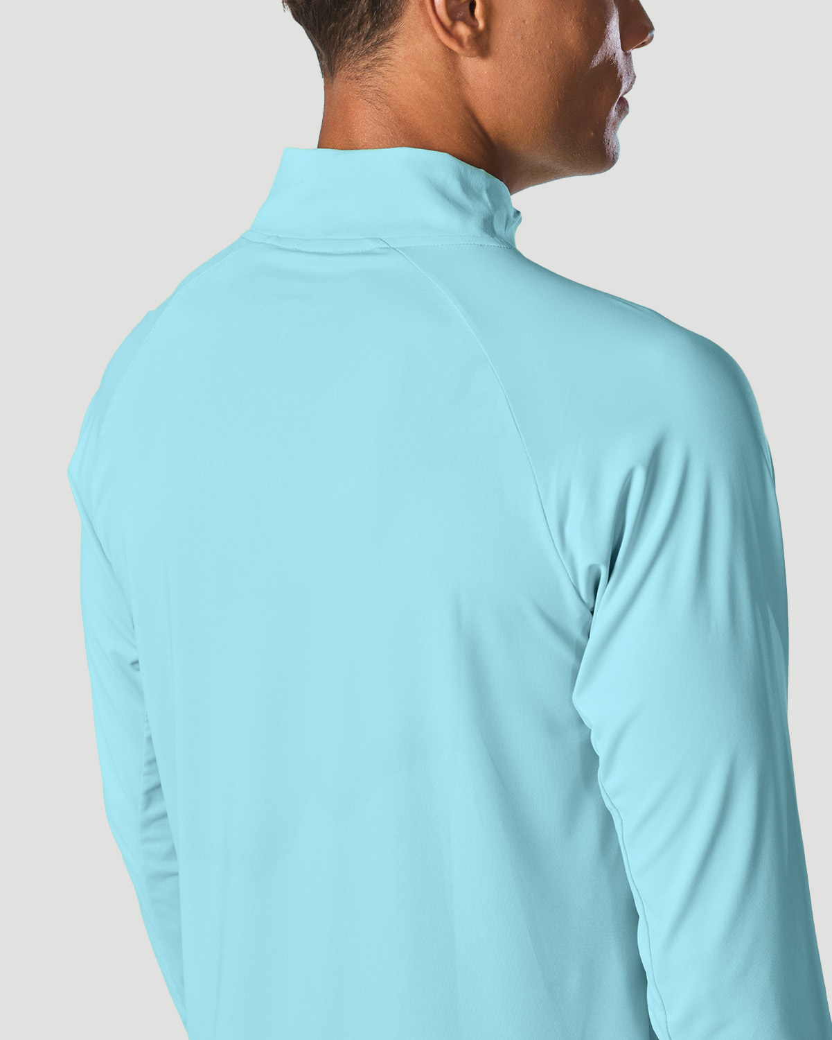 Men's Half-Zip Long Sleeve T-Shirt - Atomizer image number 3