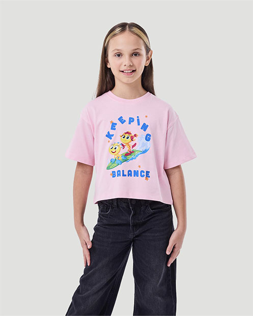 Girl's Graphic T-shirt - Sweet Lilac