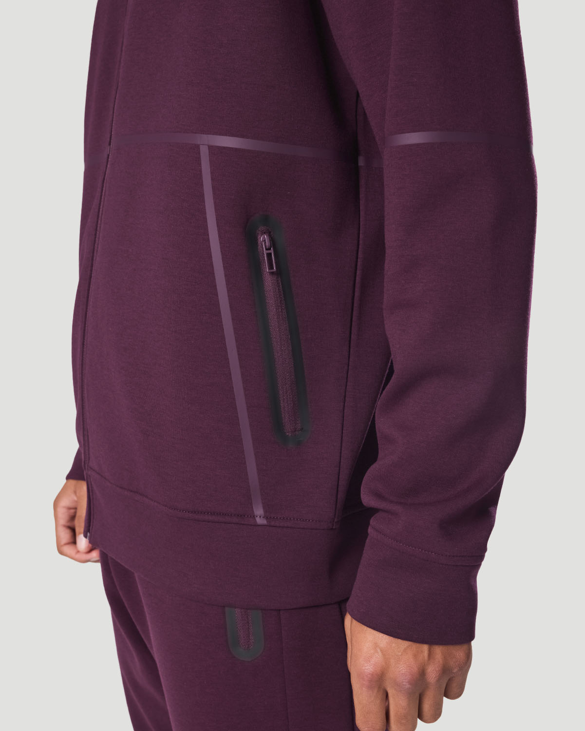 Men's Track Jacket - Italian Plum image number 3