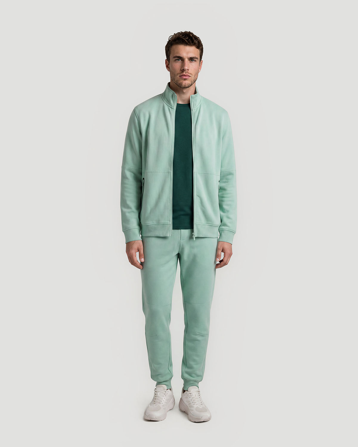 Men's Track Jacket - Iceberg Green image number 3