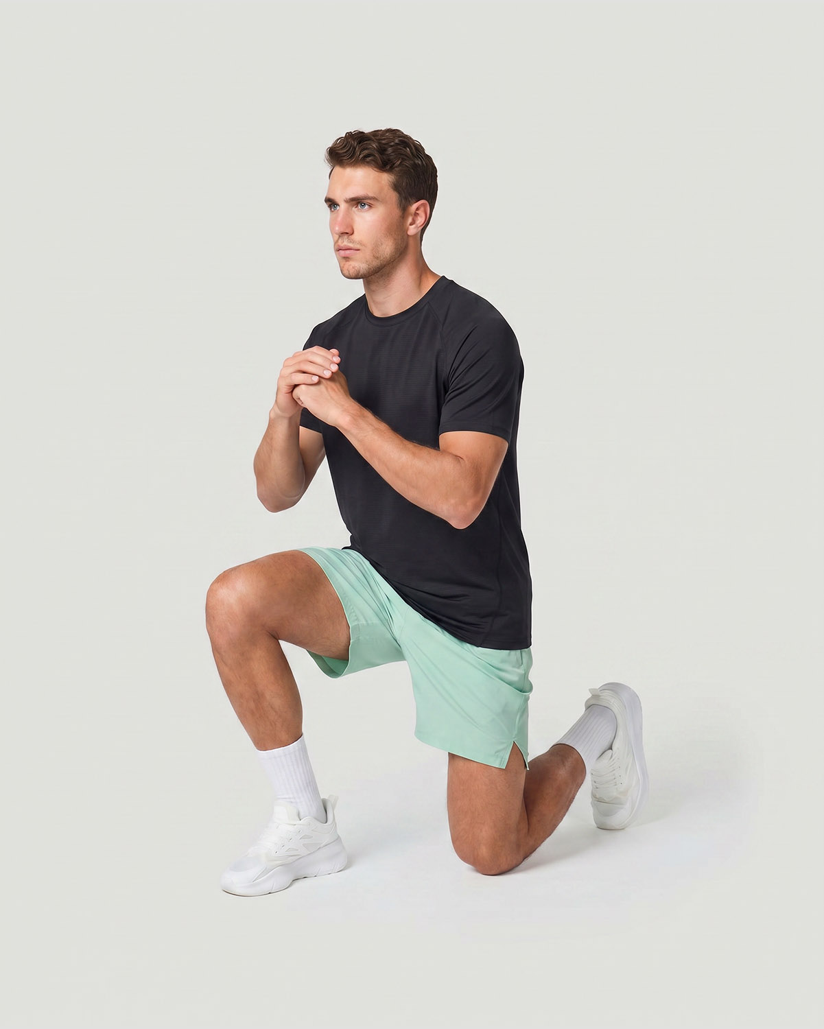 Men's Regular Shorts - Iceberg Green image number 5