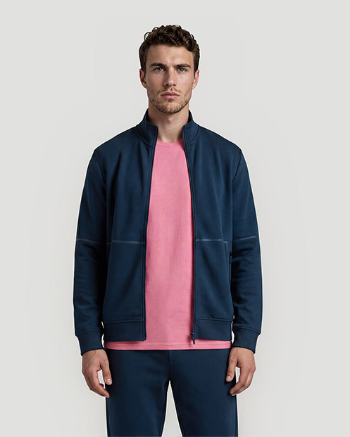 Men's Track Jacket - Navy