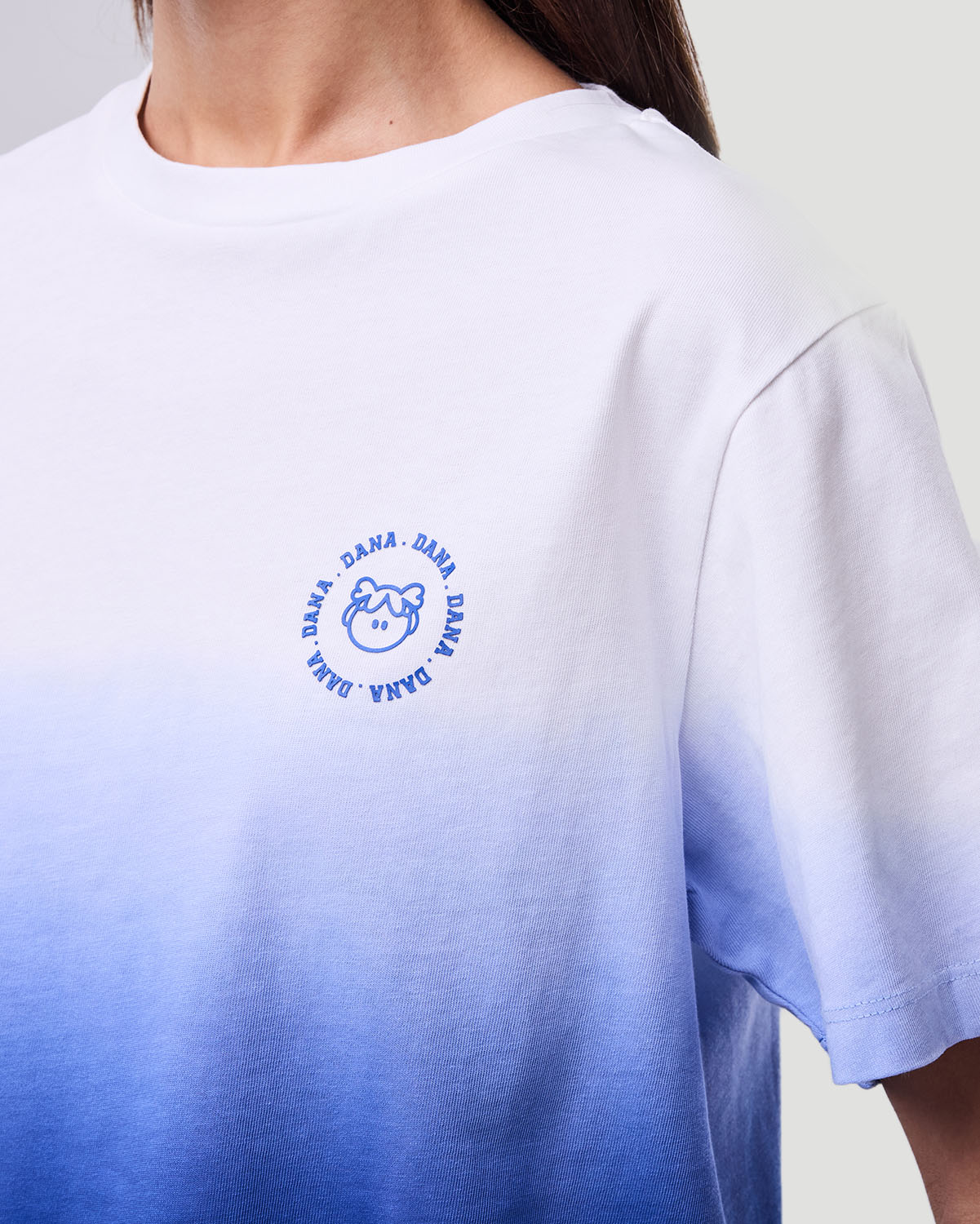 Women's Dip-Dye T-shirt - Lapis Blue image number 4