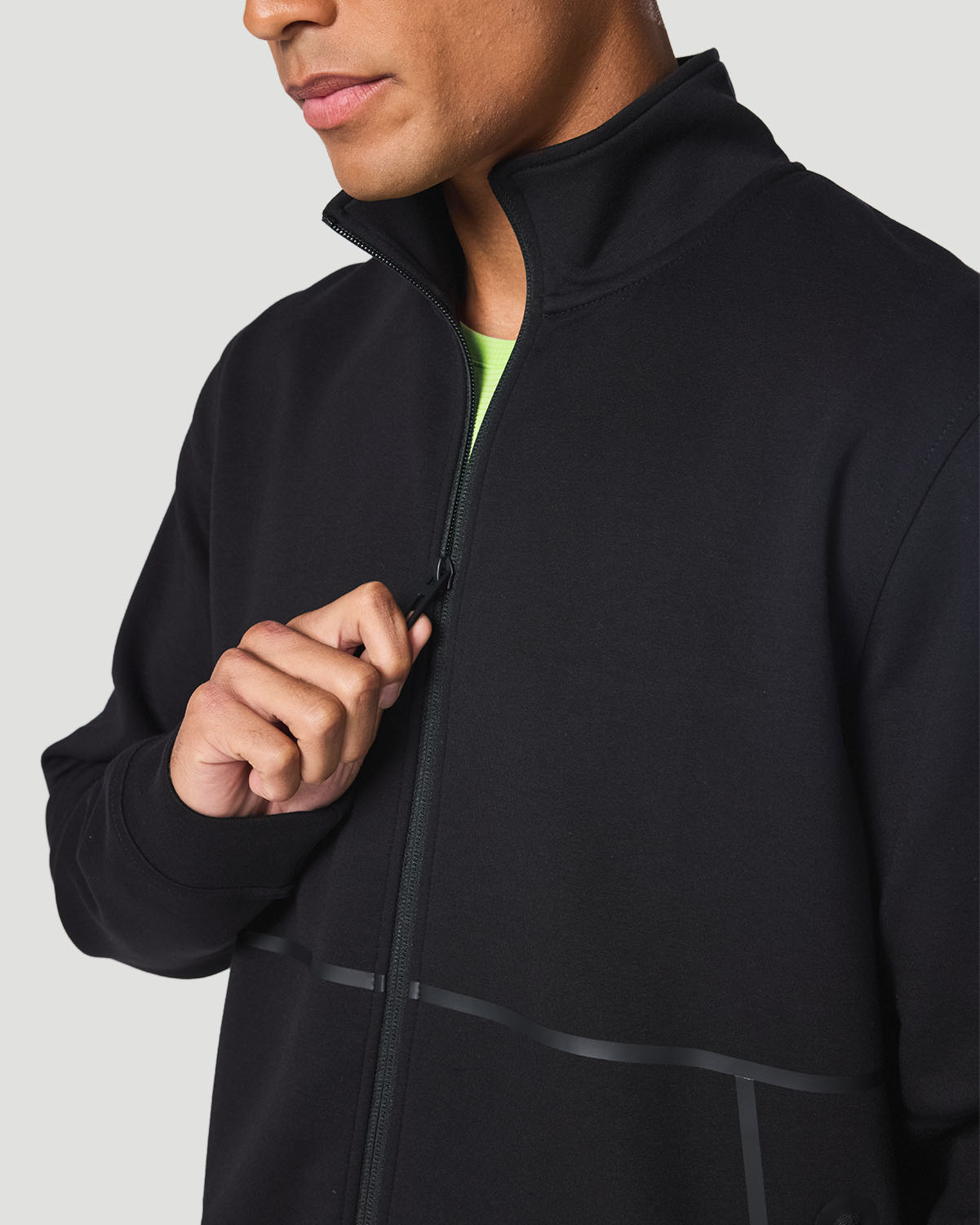 Men's Track Jacket - Jet Black image number 3