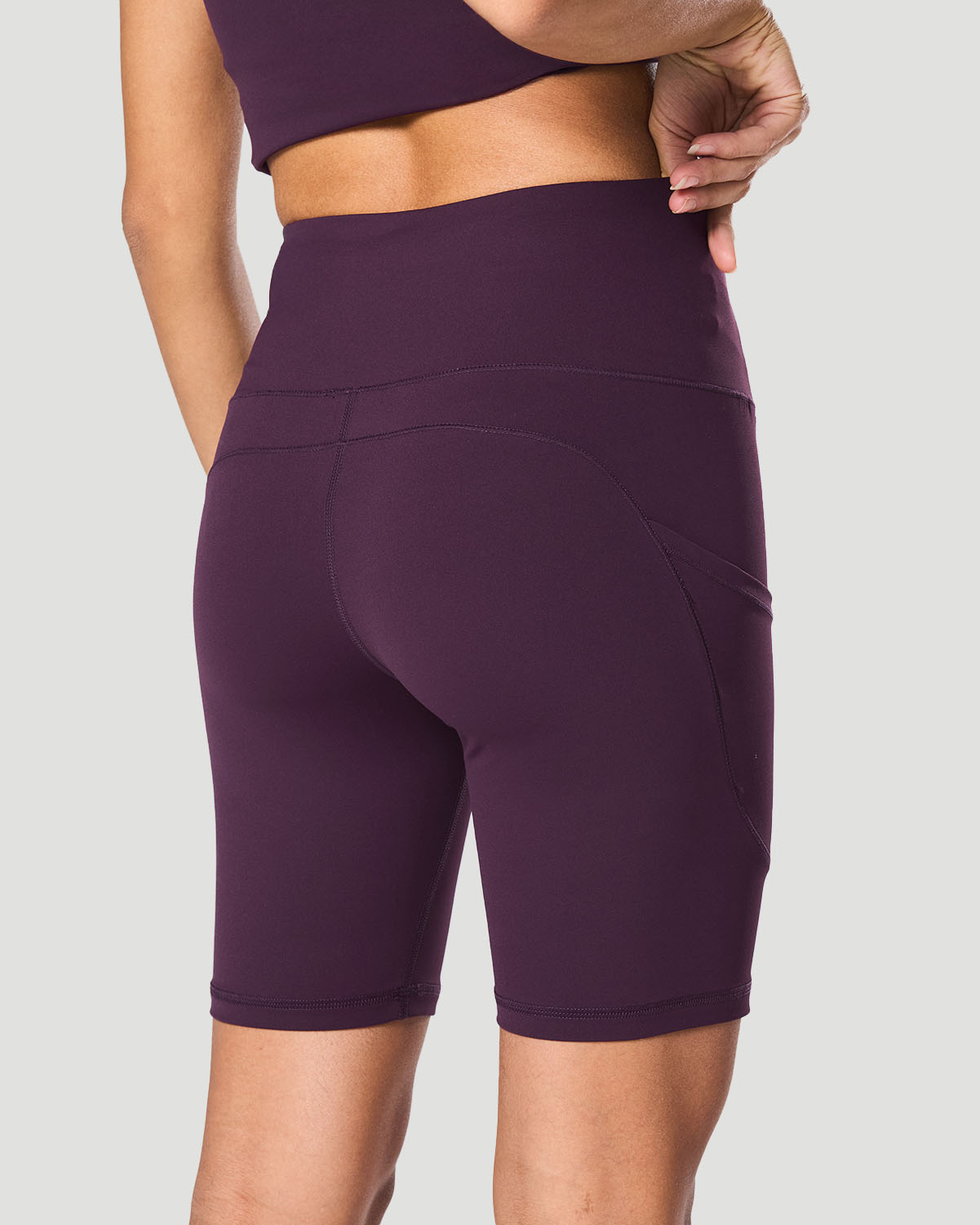Women's Cycle Shorts - Italian Plum image number 2
