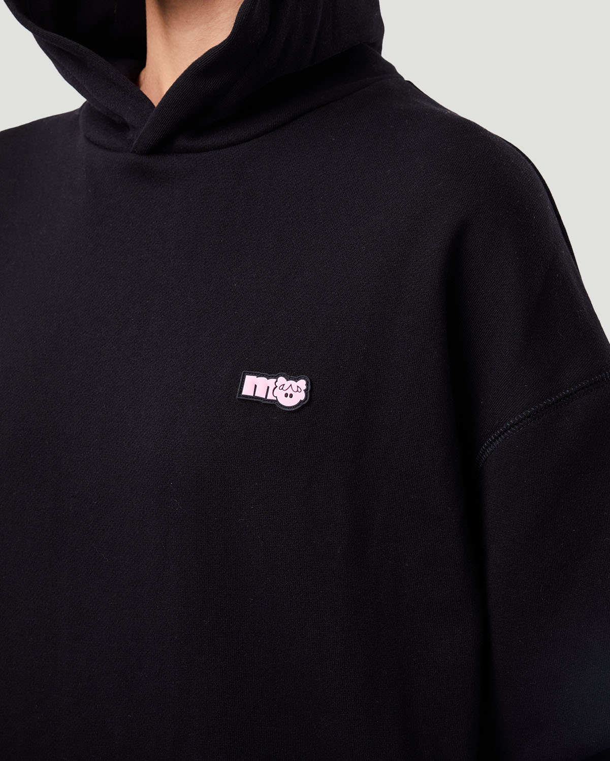 Women&rsquo;s Hoodie Dress - Jet Black image number 4