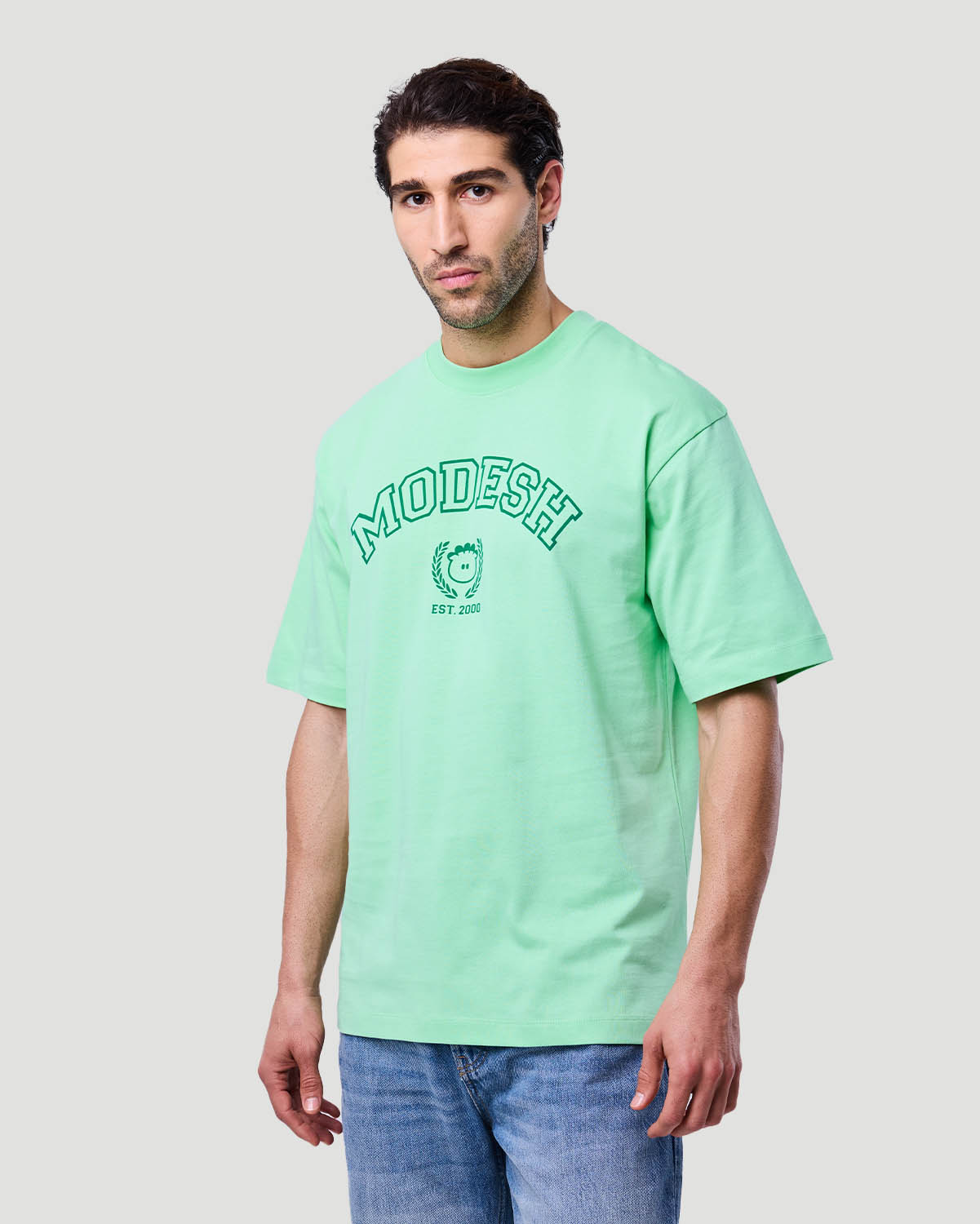 Men's Graphic T-shirt - Green Ash image number 3
