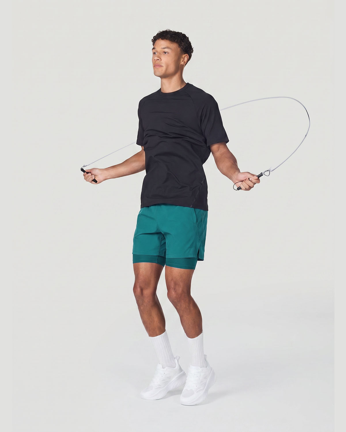 Men's Training Shorts - Shaded Spruce image number 5