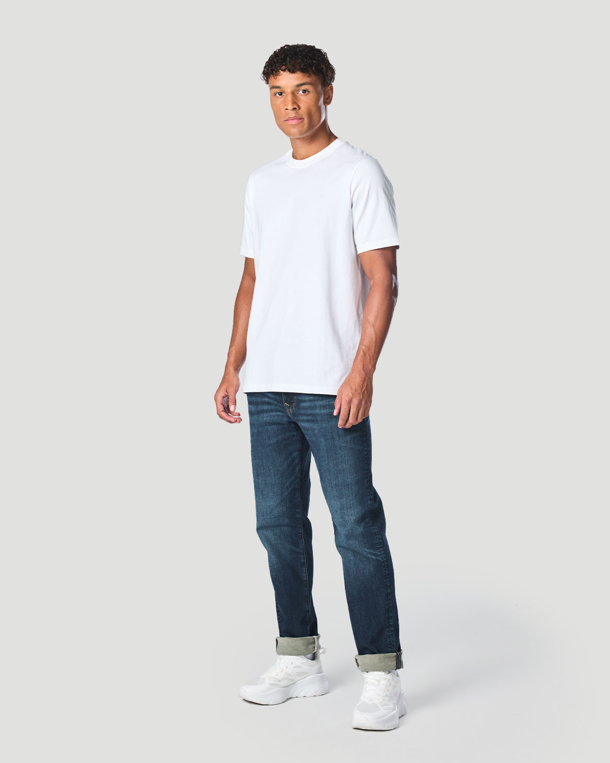 Men's Basic T-shirt - White image number 5