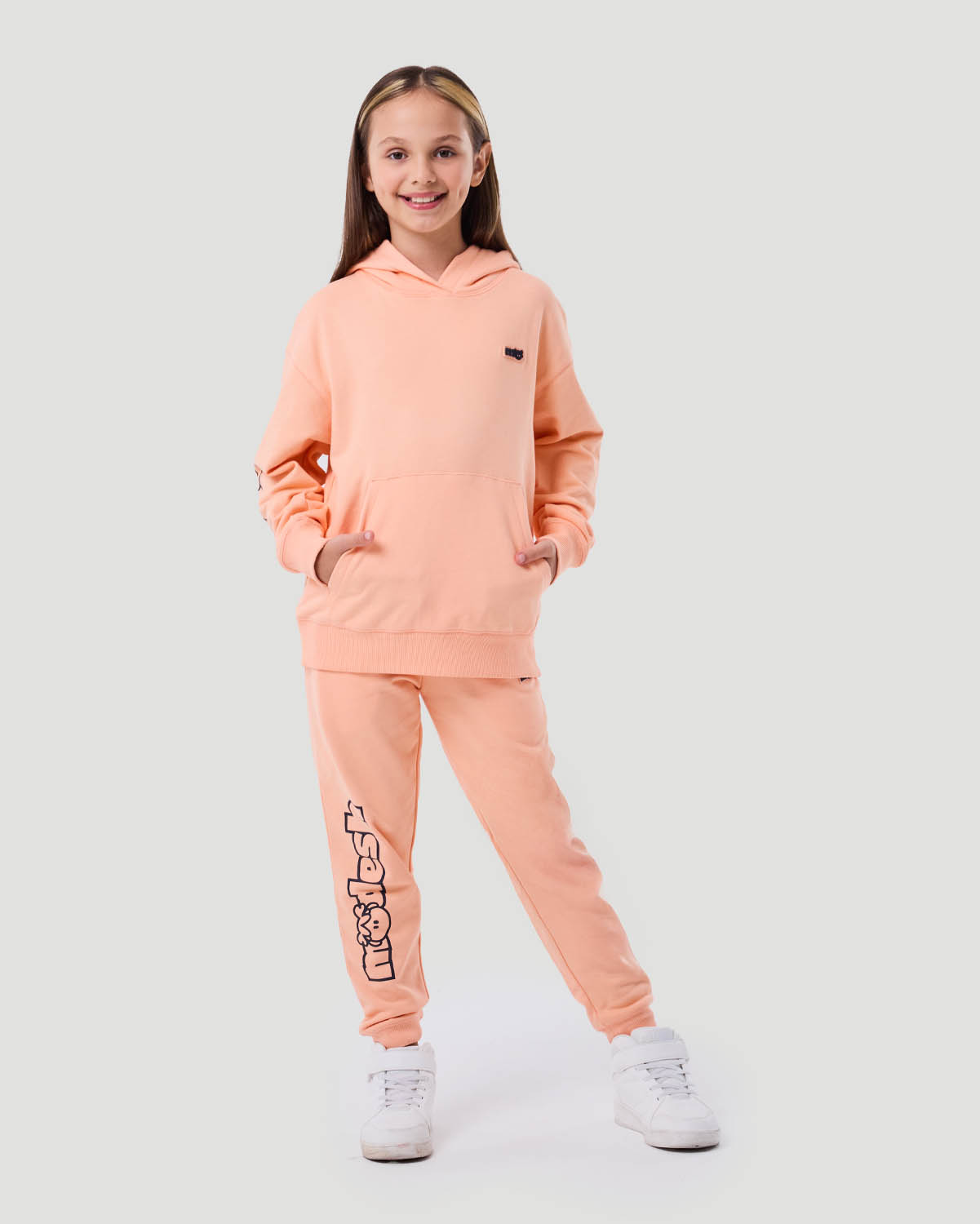 Girl's Jogger Pants - Papaya Punch image number 1