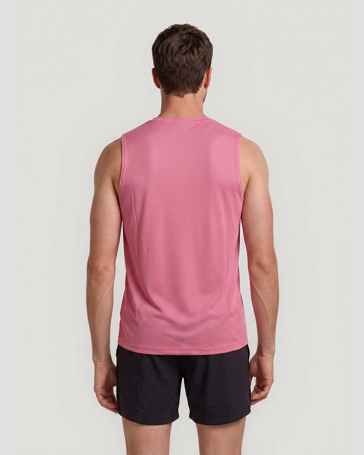 Men's Sleeveless T-Shirt - Cashmere Rose image number 5