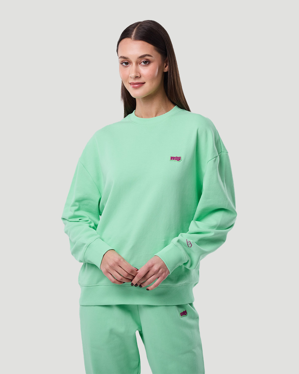 Women&rsquo;s Sweatshirt - Green Ash image number 3