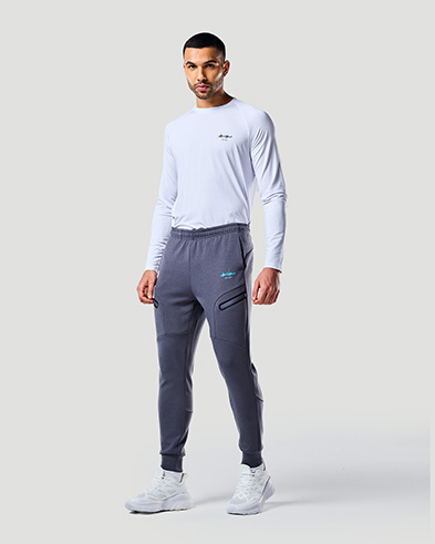 Sporty Jogger Pants - Castor Grey