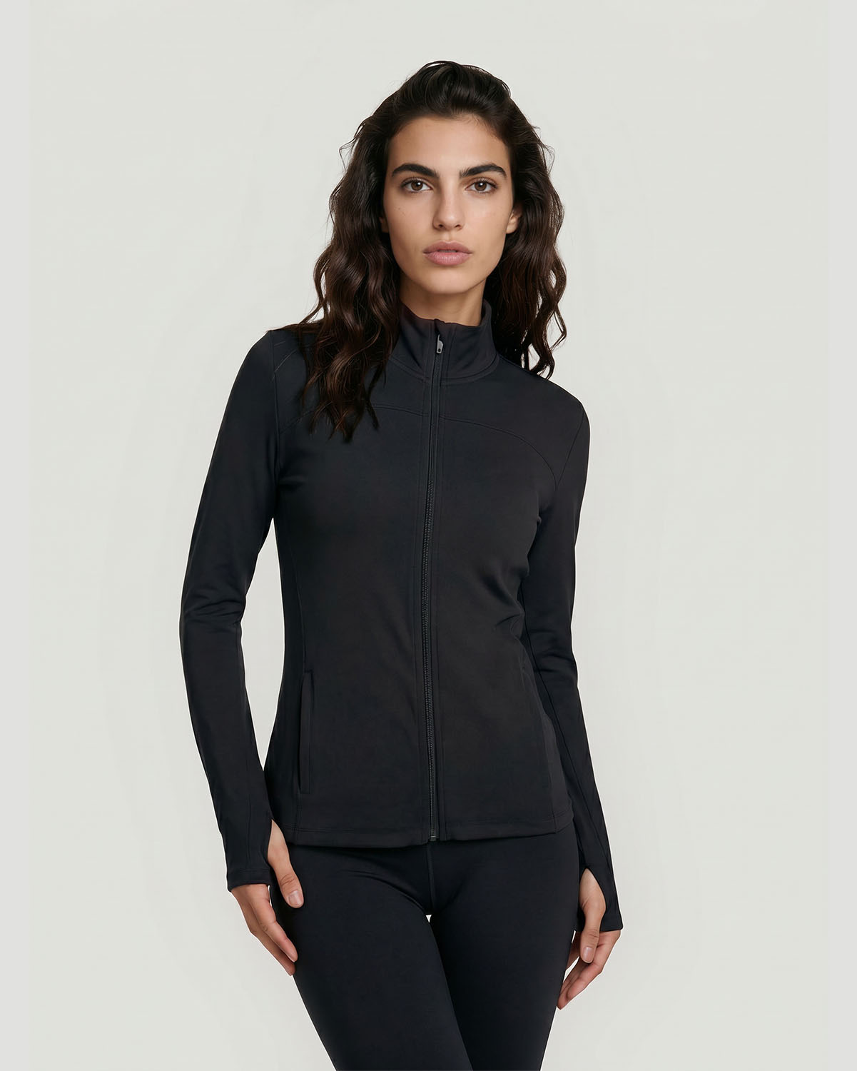 Women's Track Jacket - Jet Black image number 1