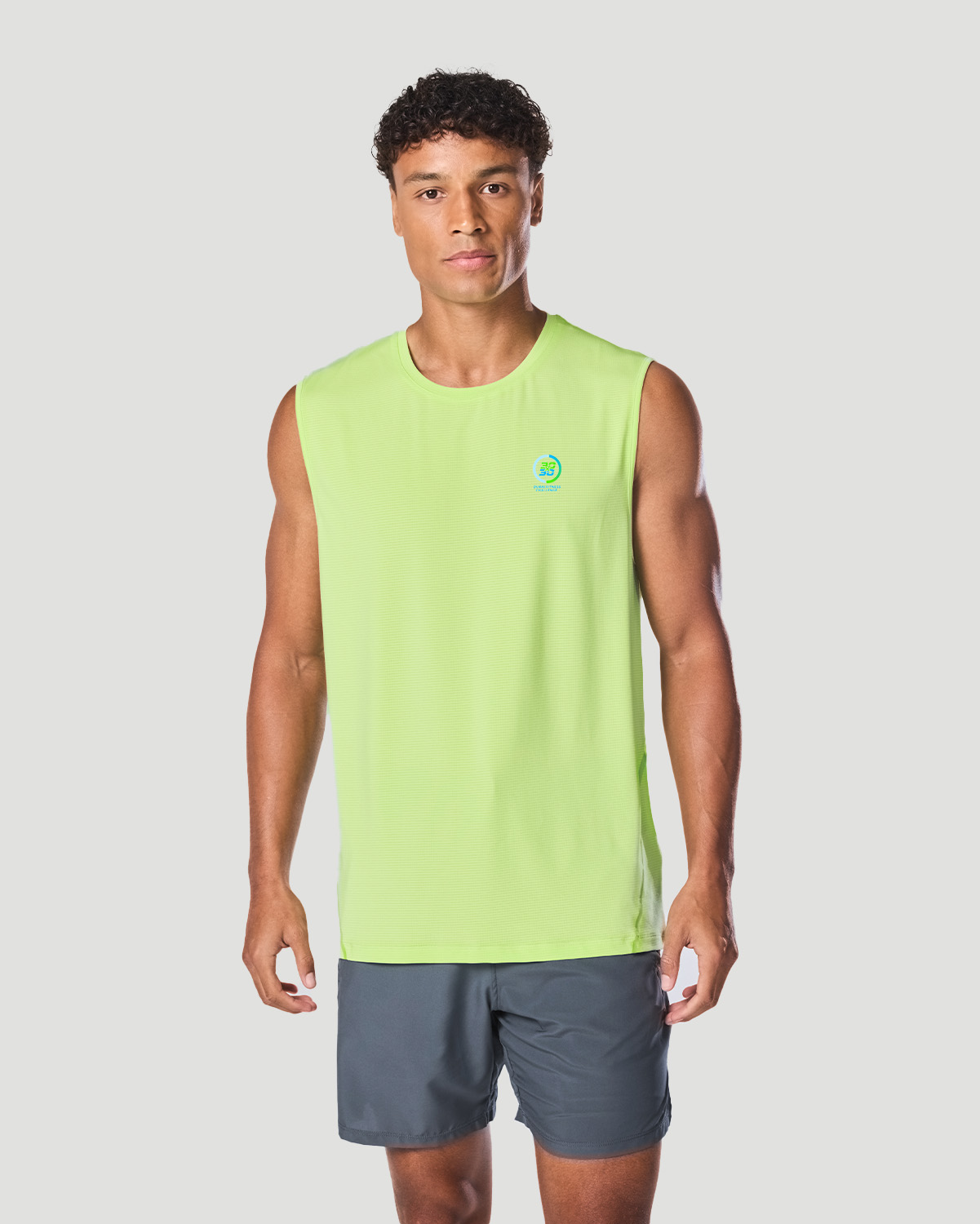 Men's Sleeveless T-Shirt - Paradise Green image number 1