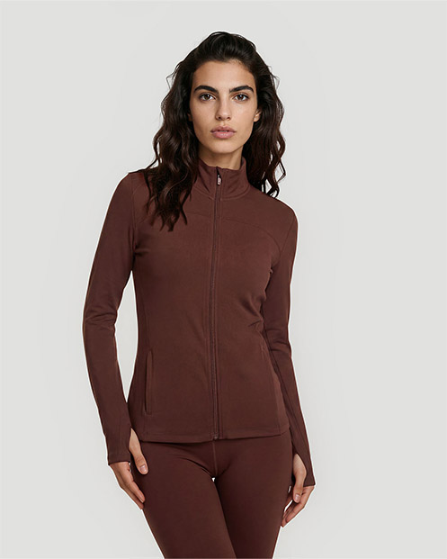 Women's Track Jacket - Shaved Chocolate