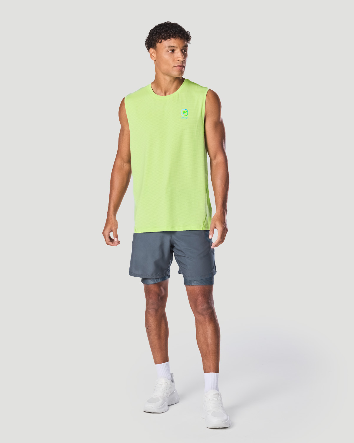 Men's Sleeveless T-Shirt - Paradise Green image number 4