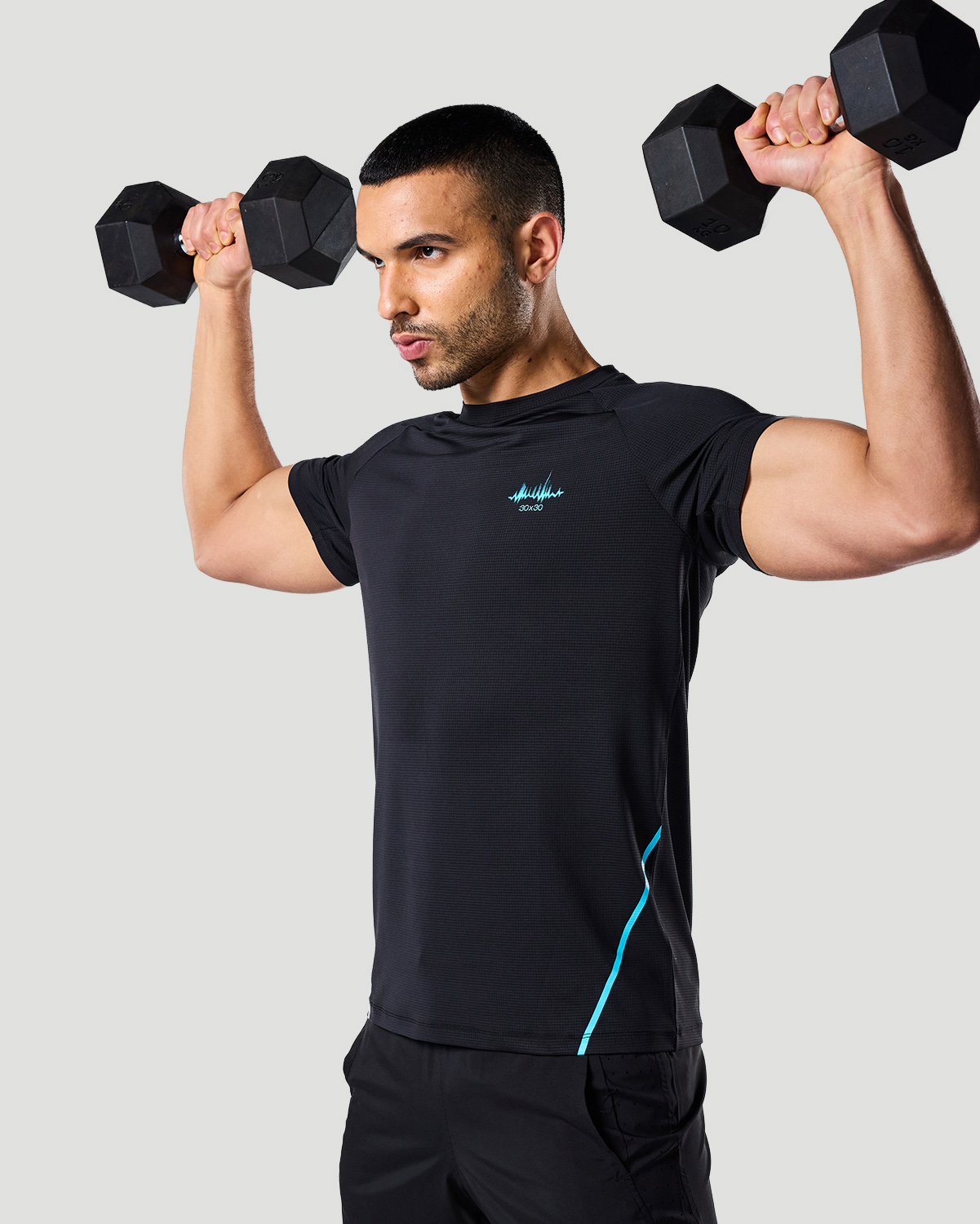 Stretch T-shirt - Jet Black image number 0