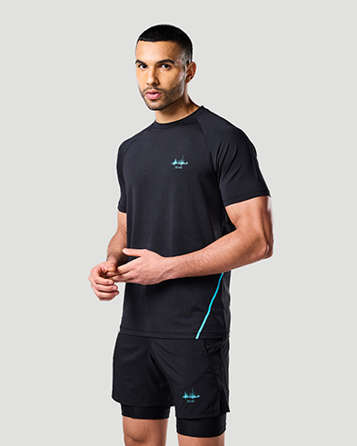 Stretch T-shirt - Jet Black