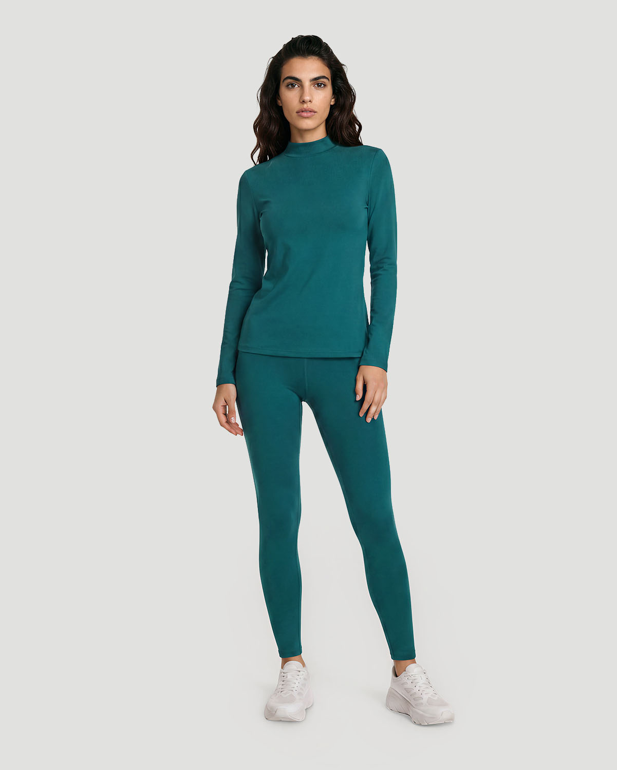 Women's High Neck T-Shirt - Shaded Spruce image number 2