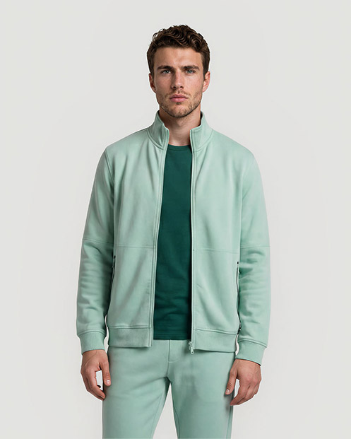 Men's Track Jacket - Iceberg Green