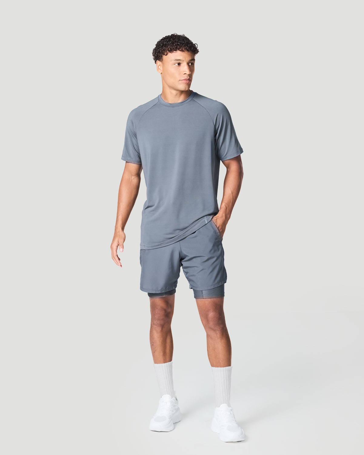 Men's Stretch T-Shirt - Castor Grey image number 4