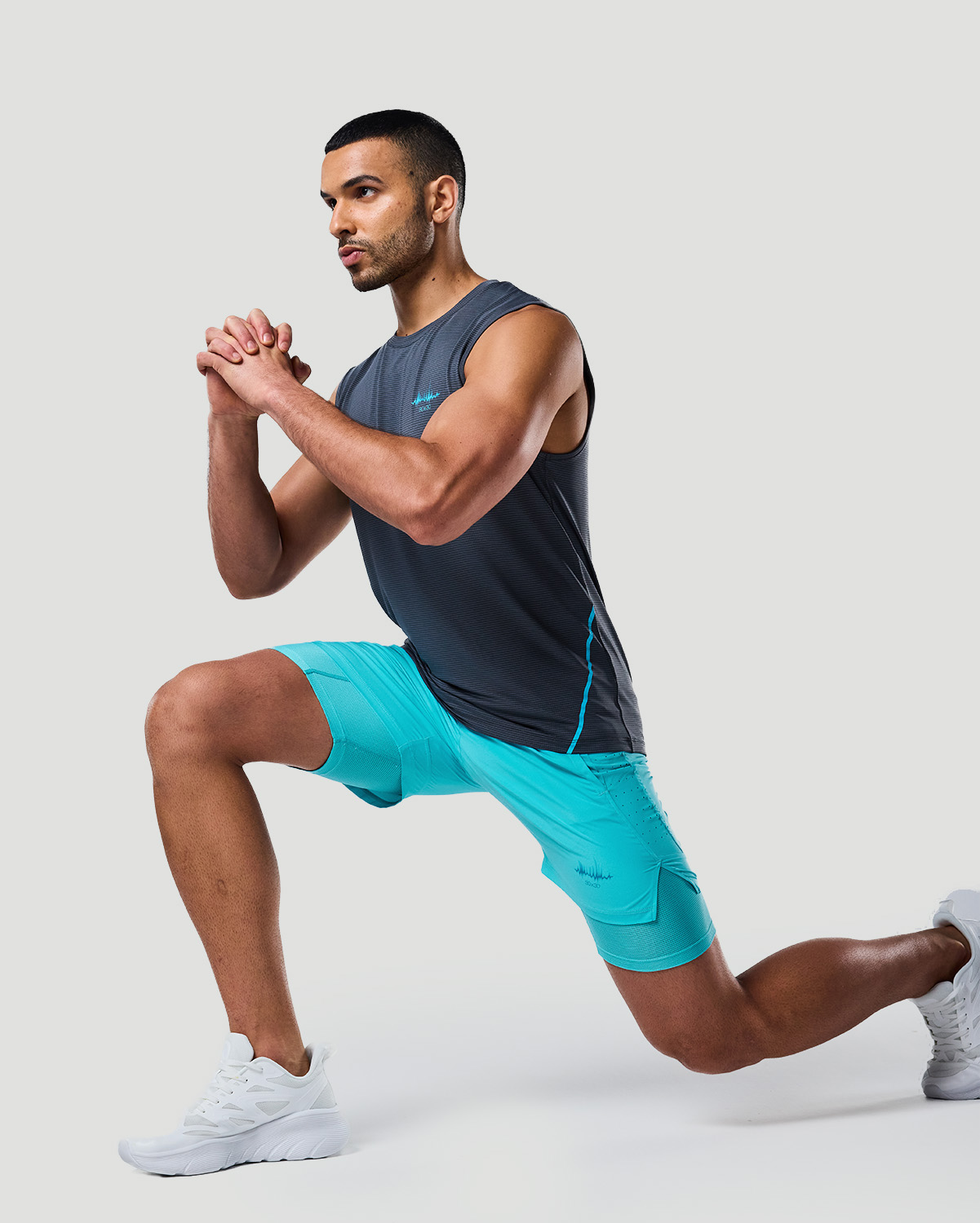 Sleeveless T-shirt - Castor Grey image number 3