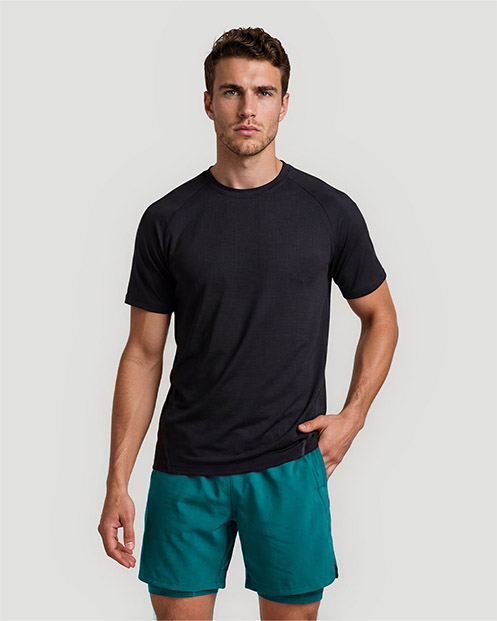 Men's Stretch T-Shirt - Jet Black