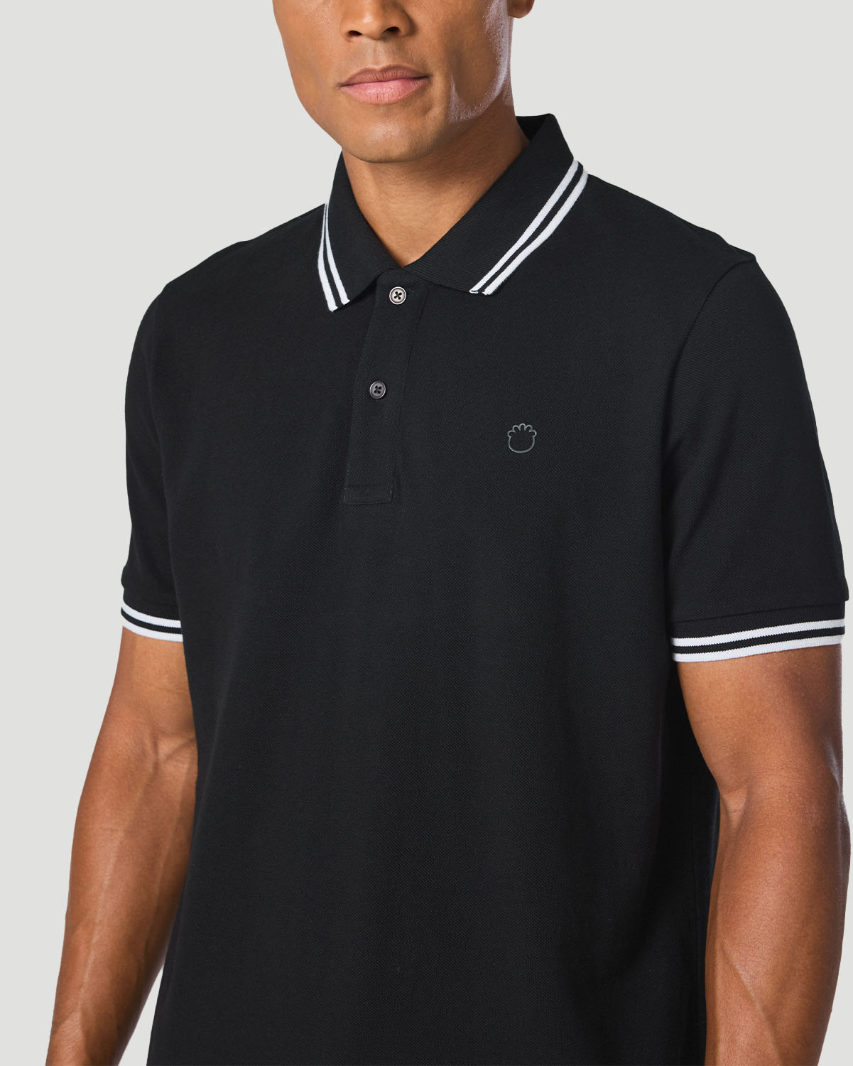 Men's Polo T-Shirt - Jet Black image number 2