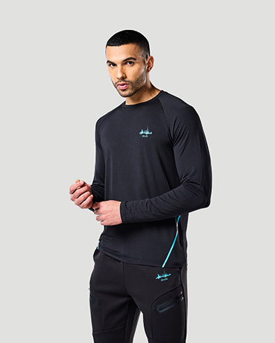 Long Sleeve T-shirt - Jet Black