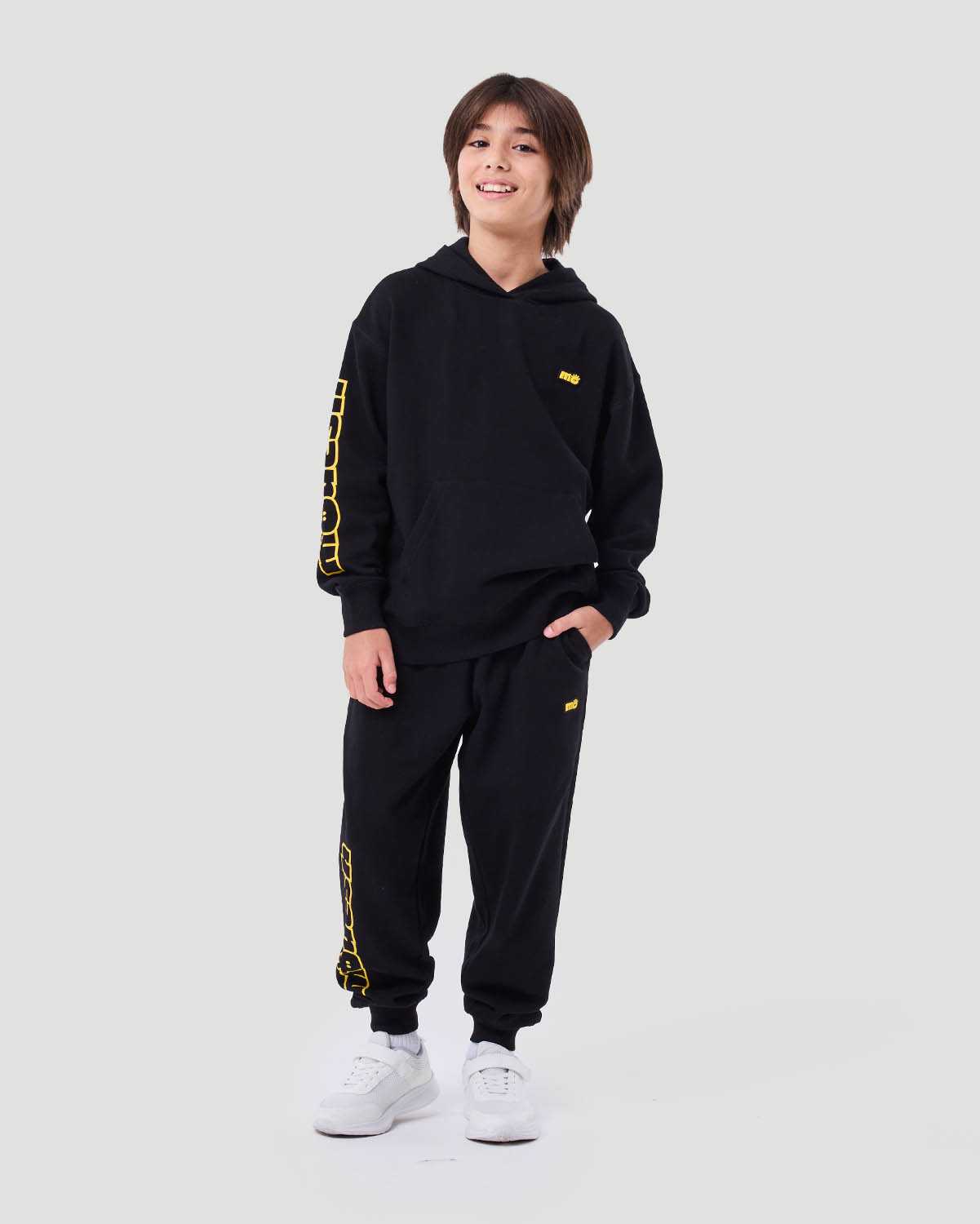 Boy's Jogger Pants - Jet Black image number 2