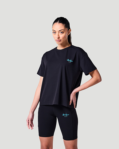 Boxy T-shirt - Jet Black