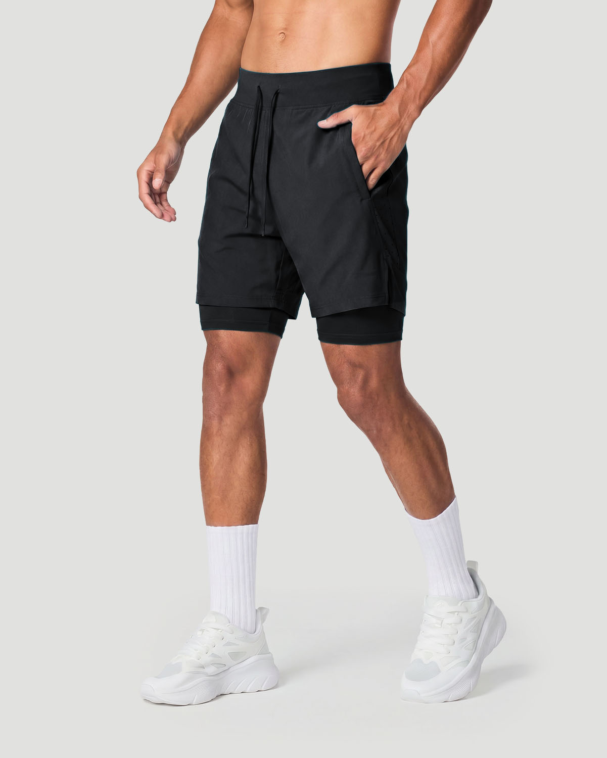 Men's Training Shorts - Jet Black image number 0